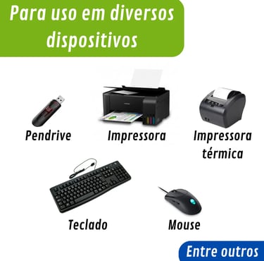 cabo extensor USB 5 metros