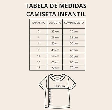 Camiseta Infantil Juvenil Unissex Em Algodão Brasil