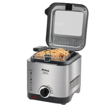 Fritadeira Philco Deep Fry 1.8L Inox 127V