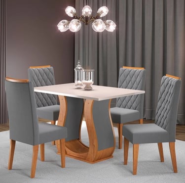 Mesa de Jantar 4 Lugares Los Angeles