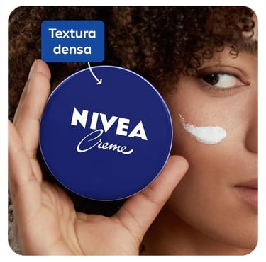 NIVEA Creme Hidratante Lata 56g Hidratação Profunda 24h Corporal Multibenefícios