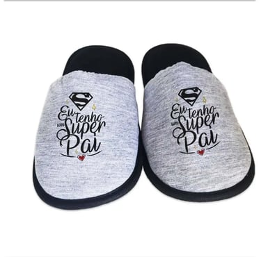 Pantufa Chinelo Dia Pais Presente Confortável