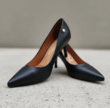 Scarpin Vizzano Sapato Salto Médio Bico Fino Social Original
