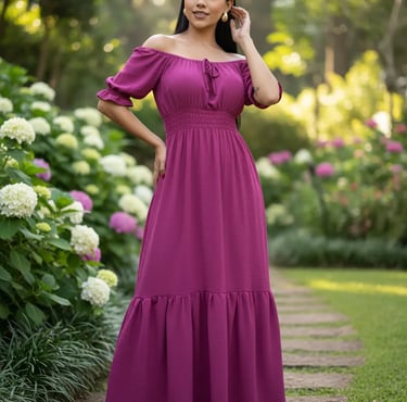 Vestido Longo Feminino Evangélico Chique Soltinho