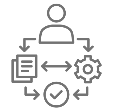 Onboarding Icon in Gray - Custom Onboarding - Personalized - RVA