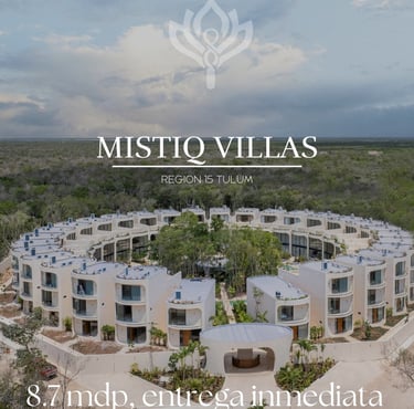 mistiq villas tulum, tulum investment properties, luxury homes for sale tulum