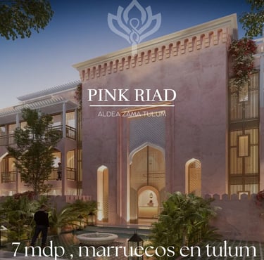 pink riad tulum, best places to invest in mexico 2025, riviera maya rental income properties