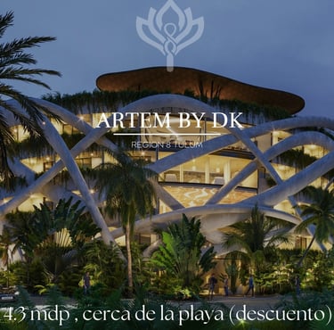 artem by dk el caribe tulum, tulum real estate, preventa inmobiliaria tulum