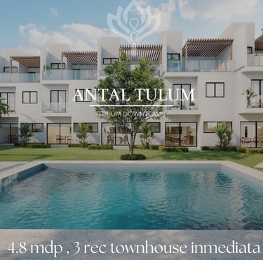 antal tulum, casas en venta en tulum entrega, cuanto cuesta un departamento de lujo en tulum.