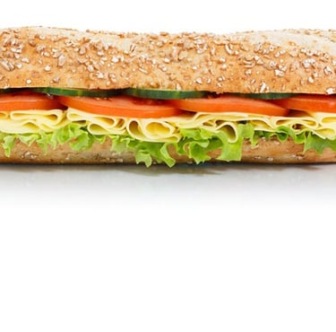sub 6inch multigrain sandwich loaded with godness. try it, promise you will start beleiving it.