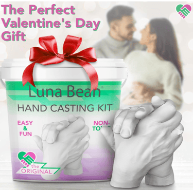 Luna Bean Hand Casting Kit - Unique Couples Gifts