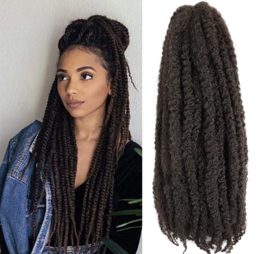 6 Pack Marley 20" Kanekalon Hair for braids and twists