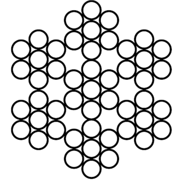 cavo di acciaio 7x7