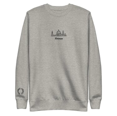 Sudadera sin capucha bordada Duomo Firenze