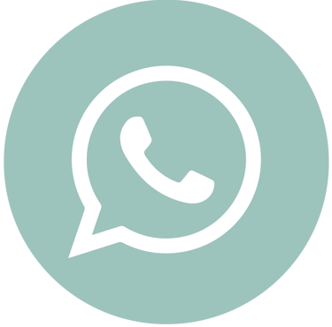 Icono de WhatsApp en color blanco sobre fondo verde