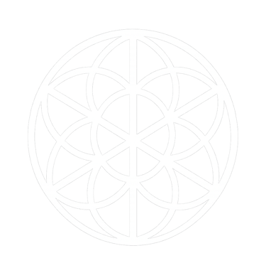 a circular white light with a circular design