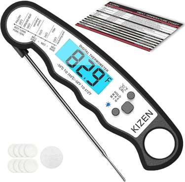 KIZEN Digital Meat Thermometer: Precision Cooking Made Easy