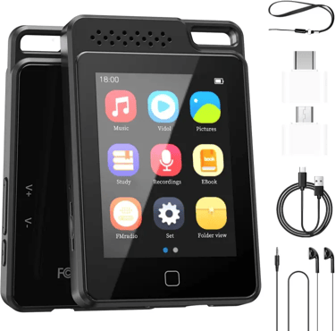 BOOTEEK Reproductor MP3 de 64 GB con Pantalla Táctil de 2,4 "