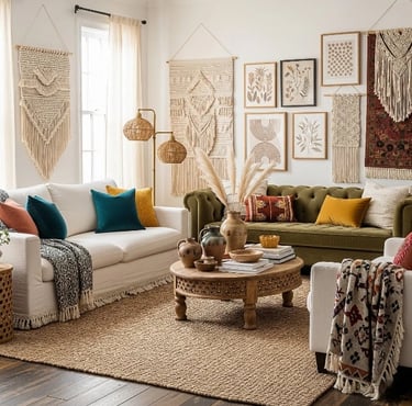 Bohemian Living Room Inspiration: Cozy, Neutral, and Relaxed Spaces to Love