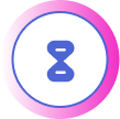 A clock icon symbolizing efficient time management