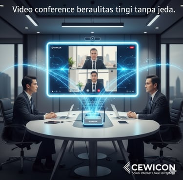Video conference berkualitas tinggi tanpa jeda