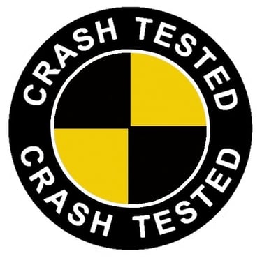 a crash tested crash tester logo