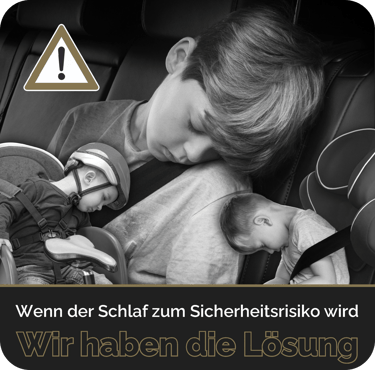 a child sleeping in car seat