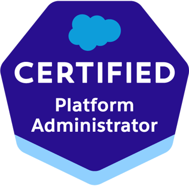 Salesforce Platform Administrator Certification – expertise in setup, configuration, and management