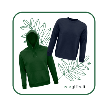 Tvarūs tekstilės gaminiai - džemperiai, marškinėliai, aksesuarai | ecogifts.lt