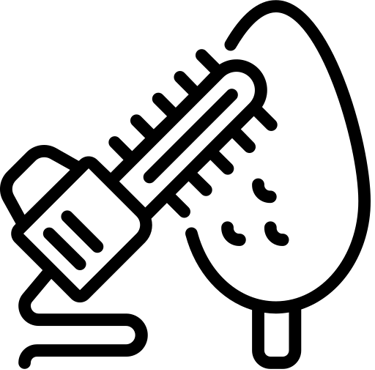 hedge cutting icon