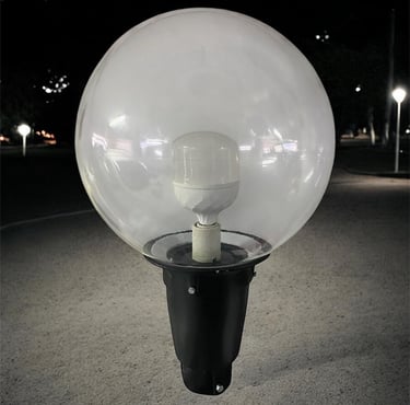 PUNTA POSTE ESFERA TRANSPARENTE