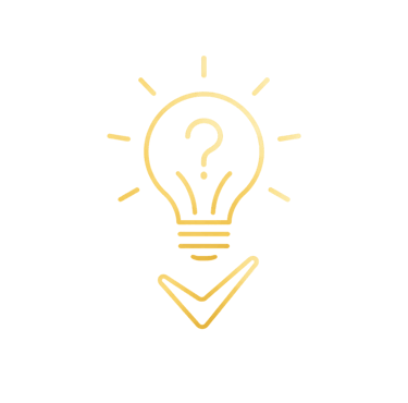 Ícone de clareza para decidir