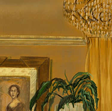 Digital drawing: Marbella hotel bedroom