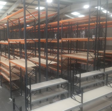 pallet racking and industrial shelving