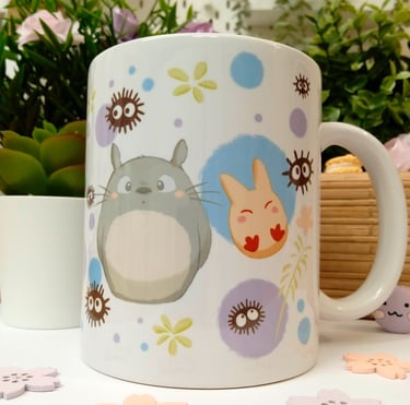 Mug céramique ghibli totoro