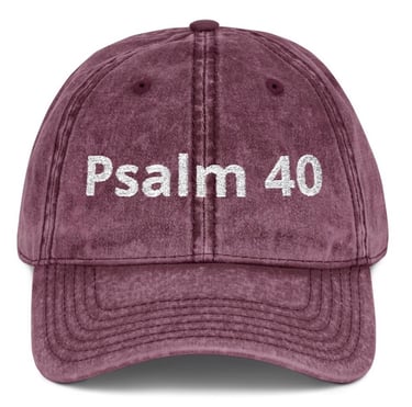 Psalm 40 Ball Cap