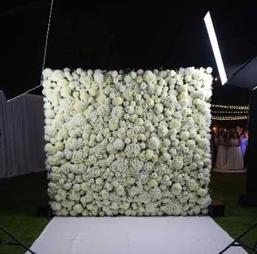 flower wall rental in Bakersfield