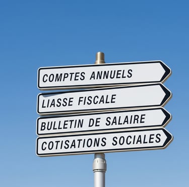 panneaux montrant les différentes obligations légales