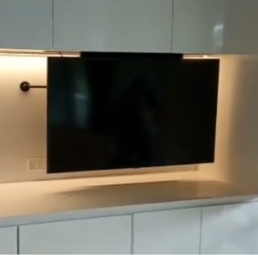 sistema descensor para tv