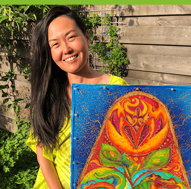 Omroep Houten, Dutch Radio interview, Shuen-Li Spirit, Batik artist, Netherlands, Houten