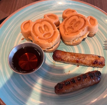 Mickey Waffles on the Disney Wish