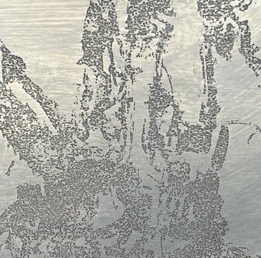 Aluminium plate detail