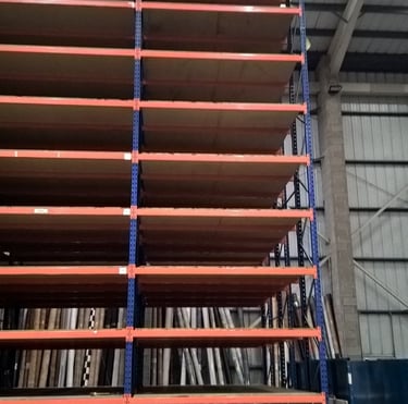 Carpet Racking in Warehouse for Carpet Rolls
