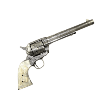 Antique silver pistol. 