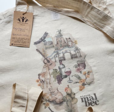 totebags en tela de lienzo de algodón 