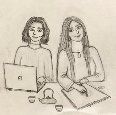 portrait camille & clotilde