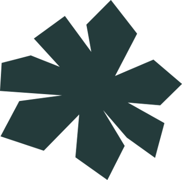 Woodcut of a flower.