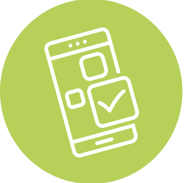 Icon representing cybersecurity awareness mobile platform