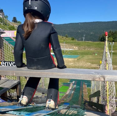 Activités de Saut à ski pour découvrir de nouvelles sensations avec l'ESF Autrans dans le Vercors