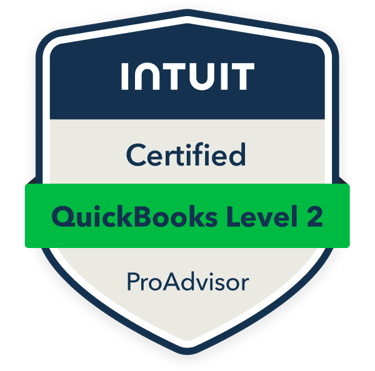 Intuit QuickBooks Level 2 Certified ProAdvisor Badge
